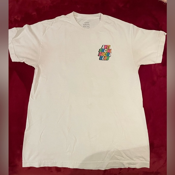 Anti social social club multi colored t-shirt - Picture 2 of 3